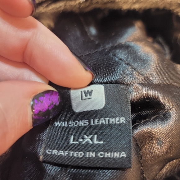 Wilson Leather Winter Hat 100% Polyester L/XL - Picture 7 of 13